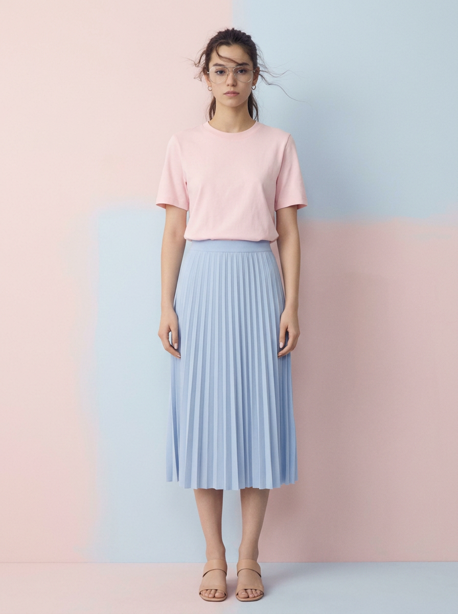 Pastel Wall modest outfit inspiration