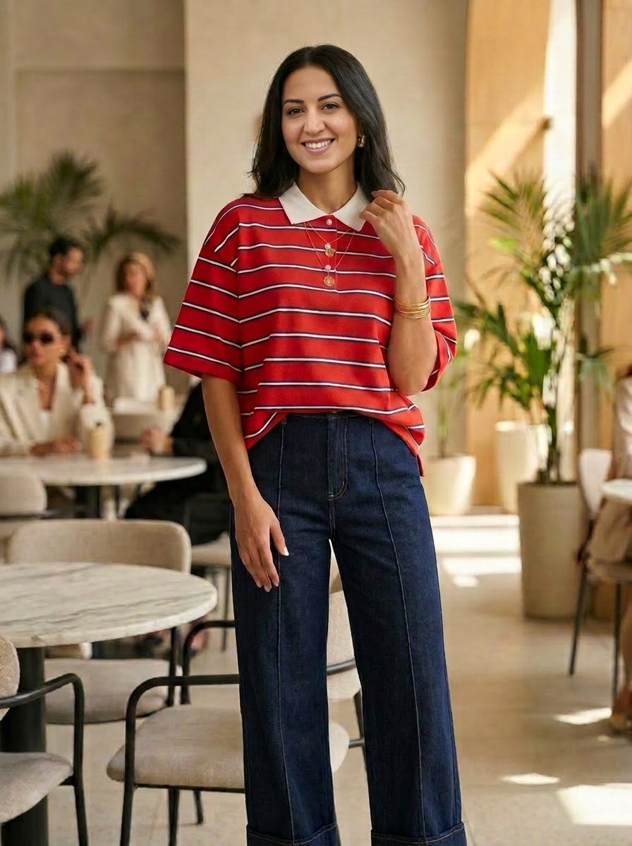 The Red Polo Edit modest outfit inspiration