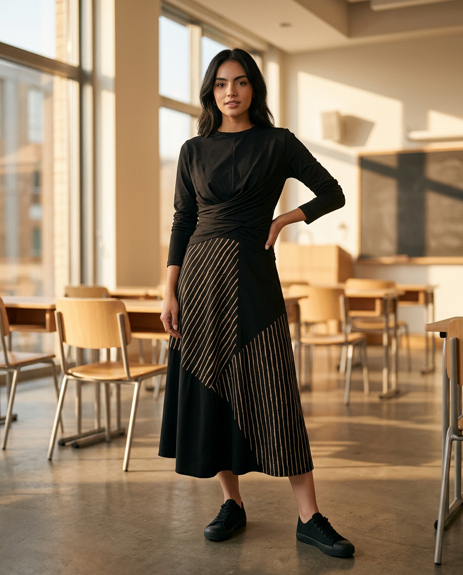 Sunlit Lecture Hall modest outfit inspiration