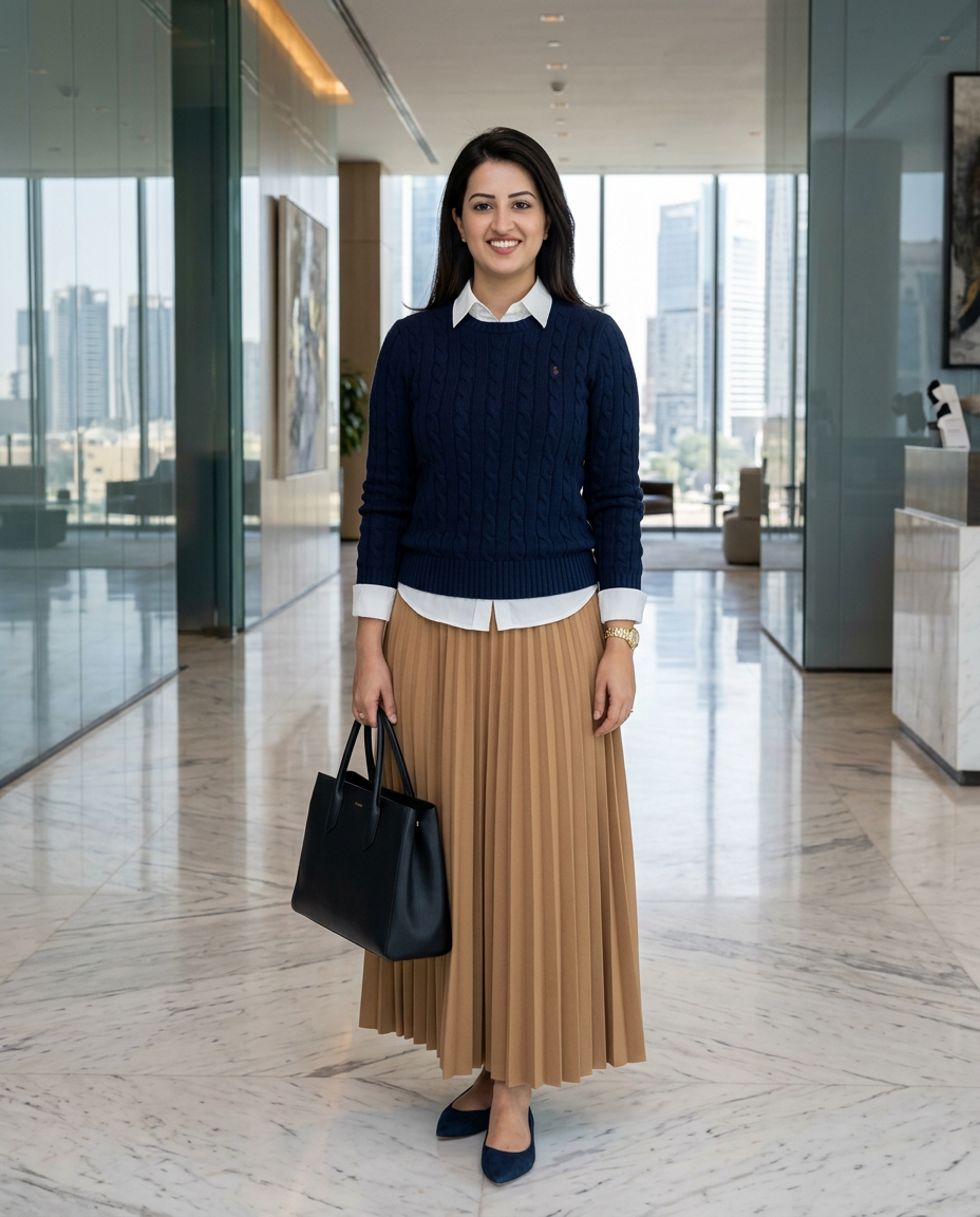 Collegiate Boardroom, a modest Max Fashion KSA outfit worn by Meriam