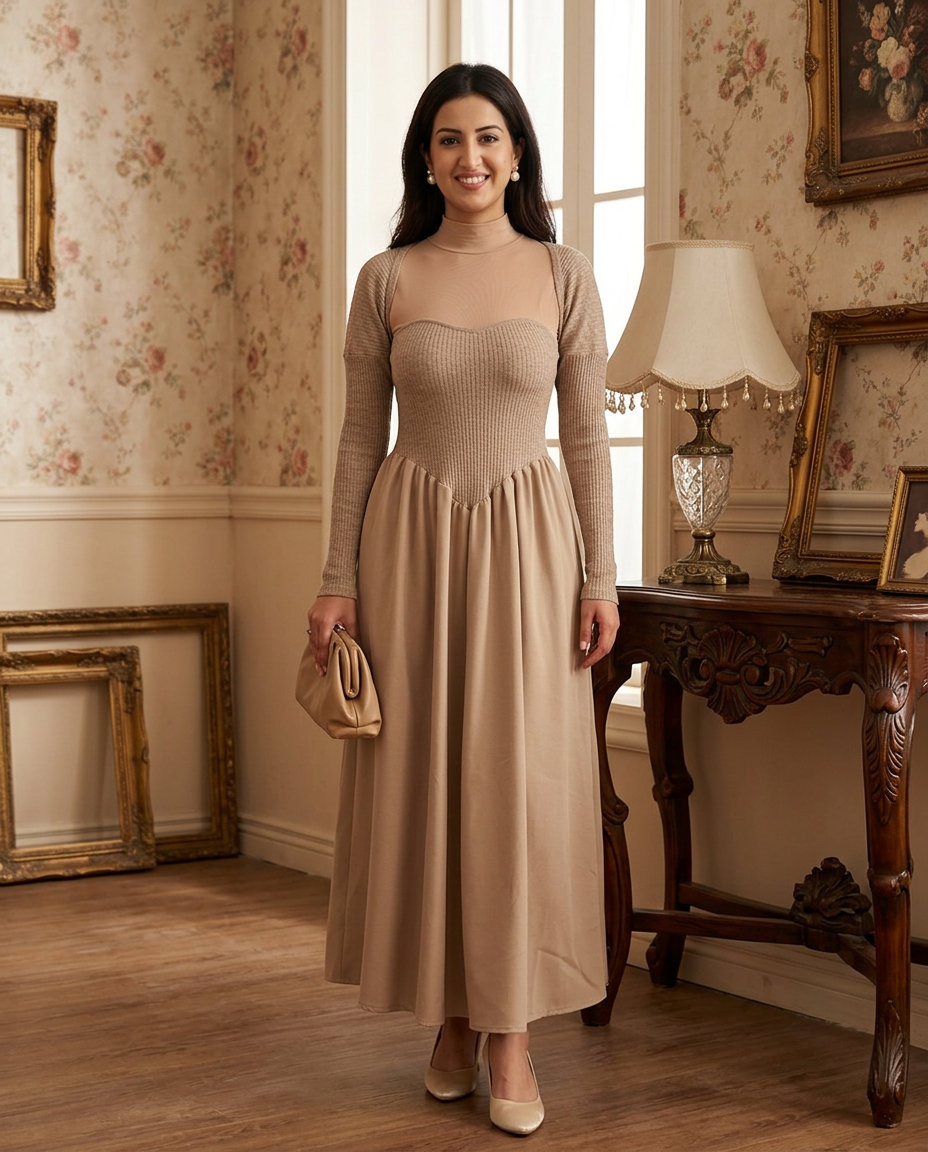 The Beige Ballerina — full look