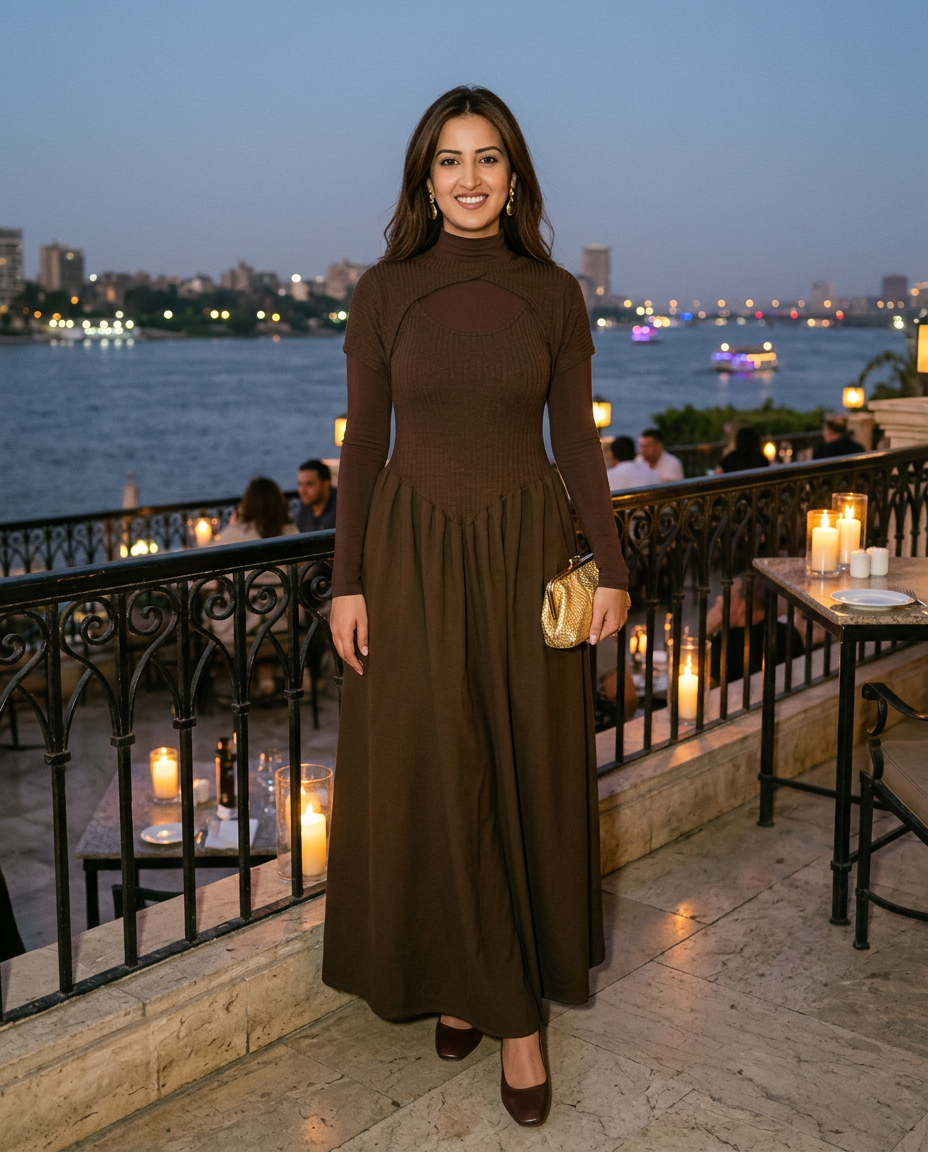 Nile Dusk in Brown — full look